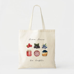Farm To Table Berry Fruit Edition Tote Bag