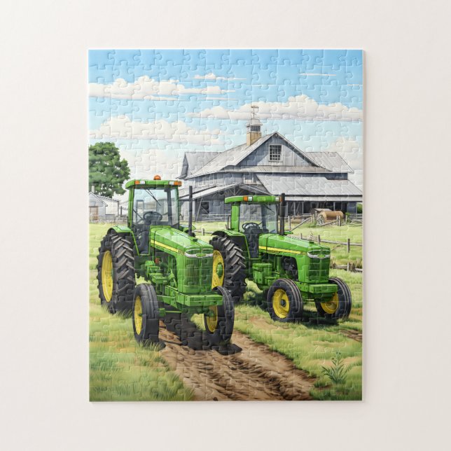 Farm Tractor Puzzle (Vertical)