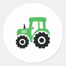 Farm Tractor Sticker Seal Kids Party Favour