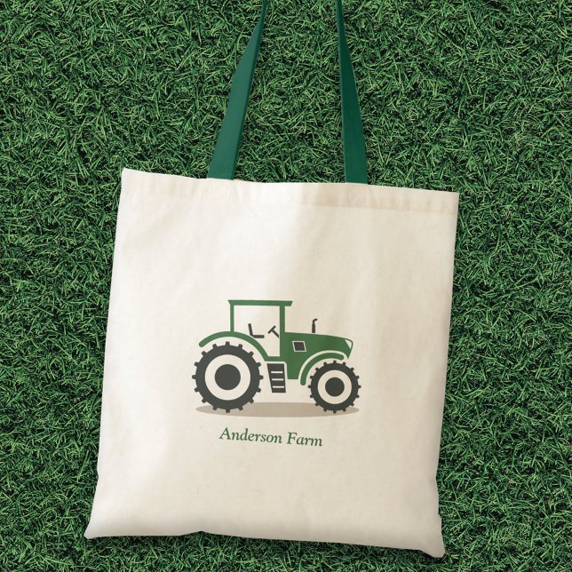 Farm Tractor Tote Bag (Farm Tractor Tote Bag)