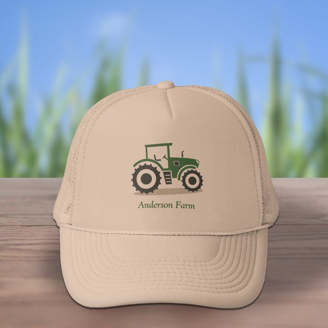 Farm Tractor Trucker Hat (Farm Tractor Cap)