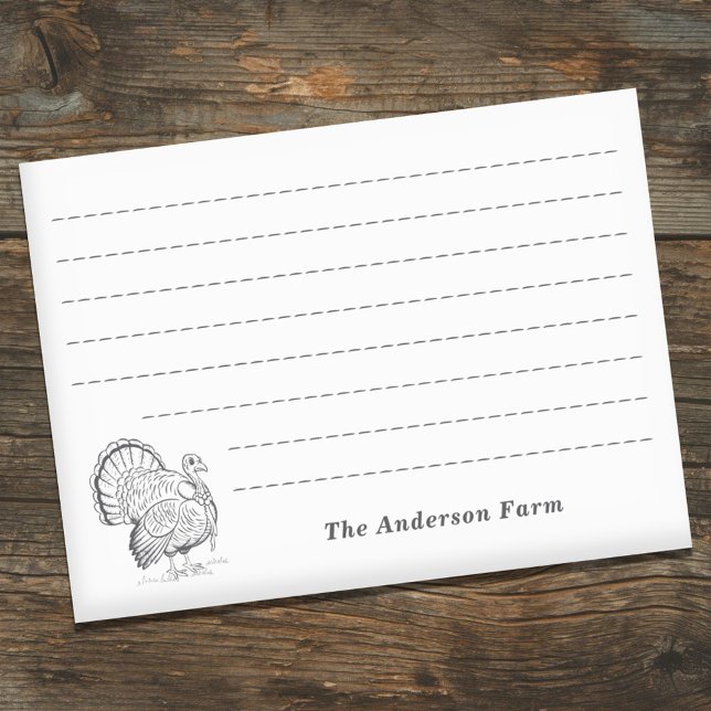 Farm Turkey Post-it Notes (Farm Turkey Post-it Notes)