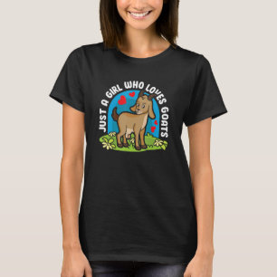 Farm Woman Farmer Mother Animal Farming Goat Lover T-Shirt