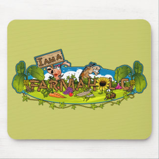 Farmaholic Logo Mousepads
