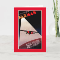 Farman Airlines Farman 300 Monoplane Promo Poste