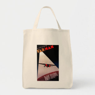 Farman Airlines Farman 300 Monoplane Promo Poste Tote Bag