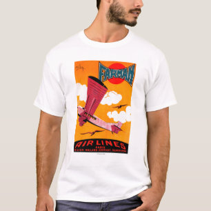Farman Brothers Airlines F-170 Monoplane Poster T-Shirt
