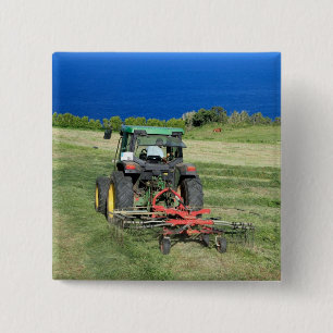 Farmer 2 Inch Square Button