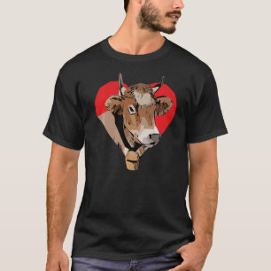 Farmer animal graphic design head imprint motif wi T-Shirt