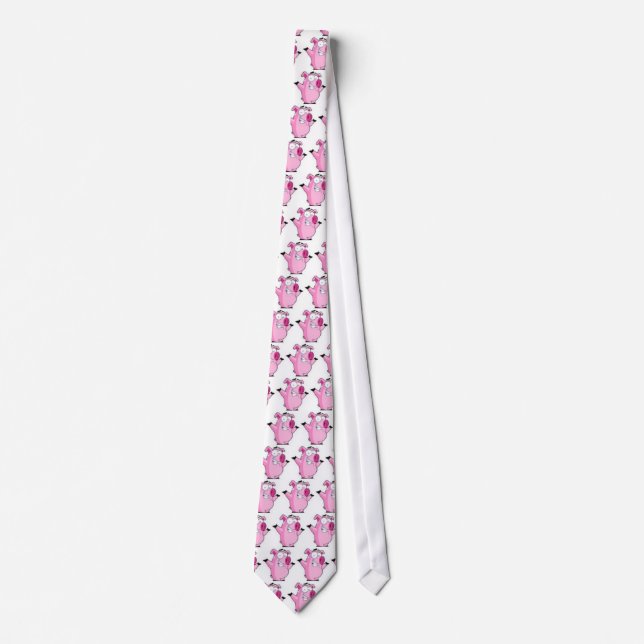 Farmer Bob's Pig Farm Tie (Front)