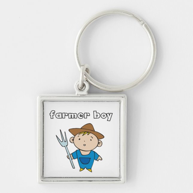 Farmer Boy Keychain (Front)