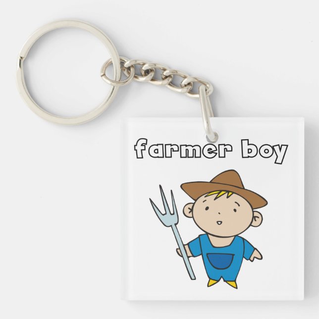 Farmer Boy Keychain (Front)