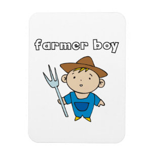 Farmer Boy Magnet