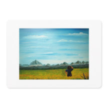 Farmer Canola Farm Wedding Invitation