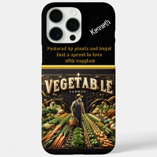 Farmer Caring for His Abundant Crops Case-Mate iPhone Case (Back)