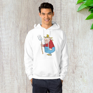 Farmer Carrying A Fork Hoodie