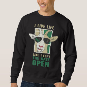 Farmer Clothing For Sheep Farmer Quote With Cage S Sweatshirt