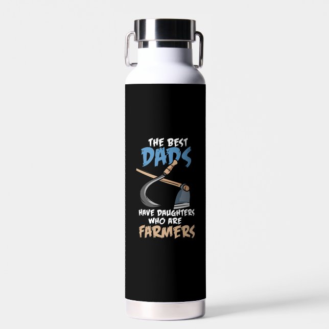 Farmer - Daughters Who Are Farmers Water Bottle (Front)