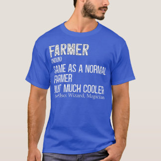 Farmer Definition Design for Farmer Farming  T-Shirt