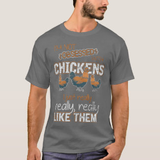 Farmer Farm Animal Chicken friends T-Shirt