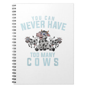 Farmer Farm Animal Funny Cow Lover Cute Cow. Perfe Notebook