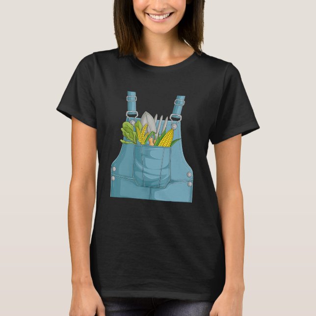 Farmer Farm Farming Life Halloween Costume For Men T-Shirt (Front)