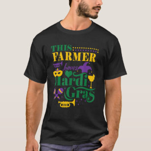 Farmer Farm Mask Masquerade Parade 2022 Loves Mard T-Shirt