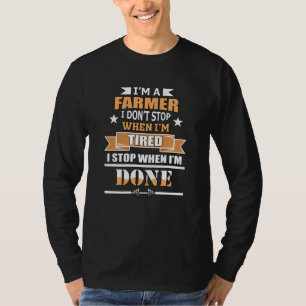 Farmer Farm Tractor Agriculture Farming Gift Idea T-Shirt