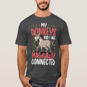 Farmer Funny Farming Farm Animal Donkey T-Shirt
