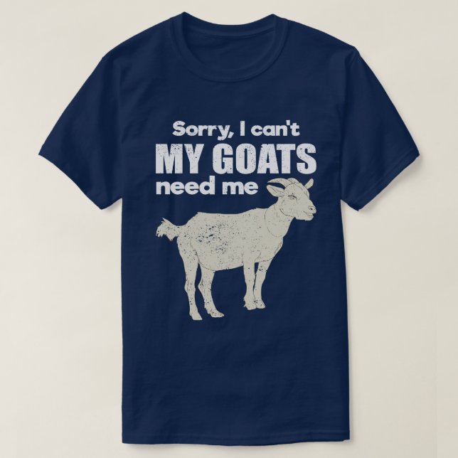 Farmer Funny Farming Farm Animal Goat 1 T-Shirt (Design Front)