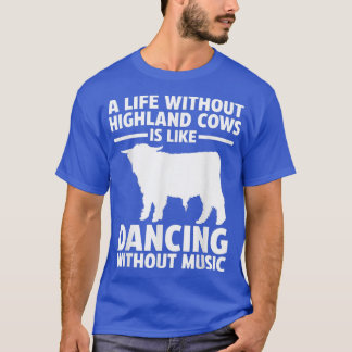 Farmer Highland Cow T-Shirt