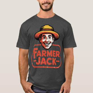 Farmer Jack Retro 80s Old School Vintage T-Shirt