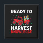 Farmer Kids Back To School Teacher Farming Tractor Magnet<br><div class="desc">Farmer Kids Back To School Teacher Farming Tractor 100th Day</div>