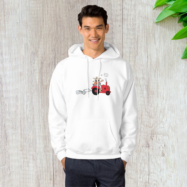 Farmer On A Tractor Mens Hoodie (Creator Uploaded)