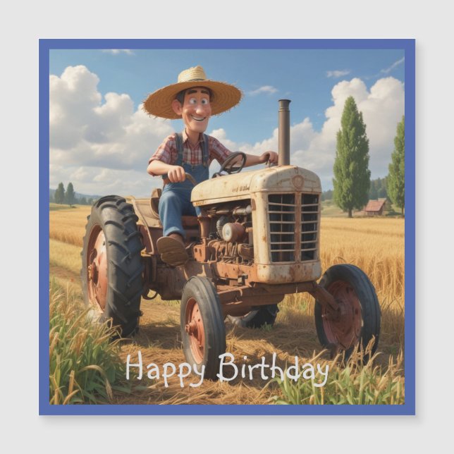 Farmer on Tractor (Front)