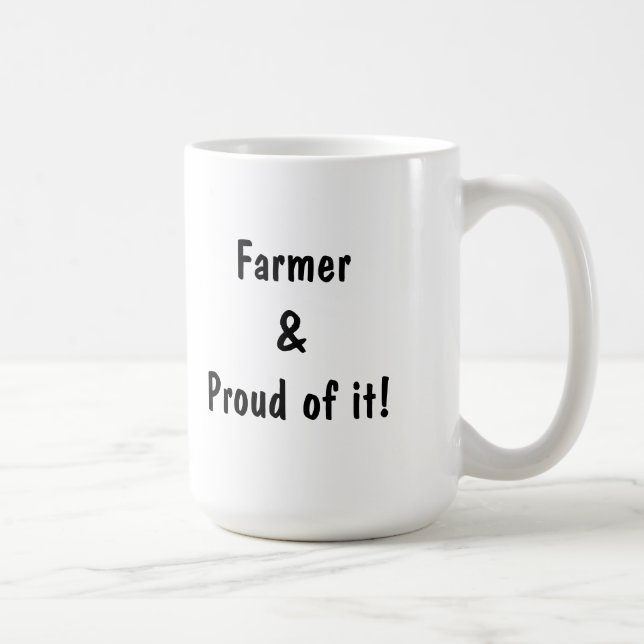 Farmer & Proud of it! Cow Mug (Right)