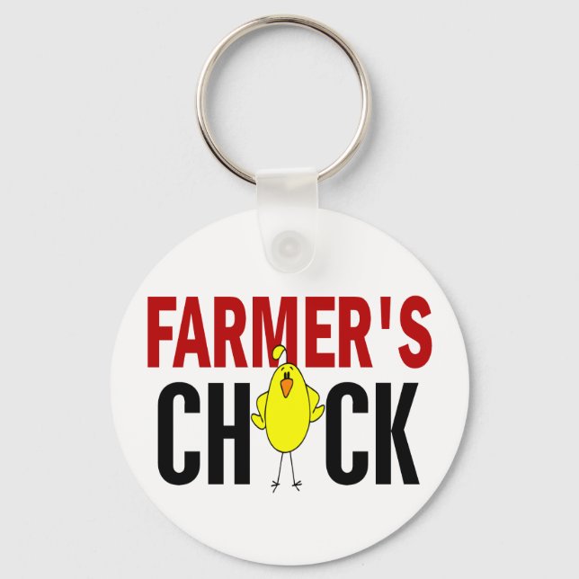 Farmer’s Chick Keychain (Front)
