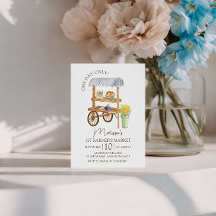 Farmer’s Market Birthday Invite