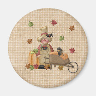 Farmer Scarecrow Magnet