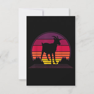 Farmer Vintage Retro Funny Farm Animal Gift Thank You Card