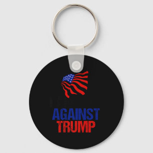 Farmers Against Trump Anti Donald Trump American F Keychain