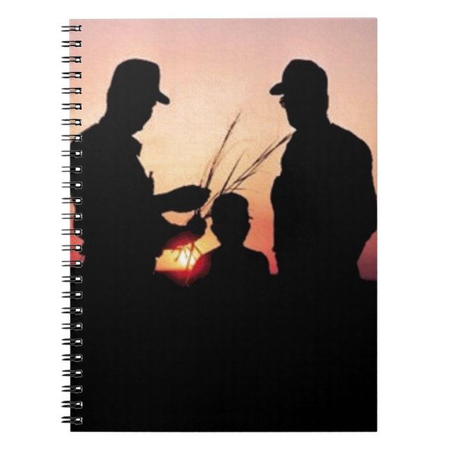 Farmers and Sunset Notebook (Front)