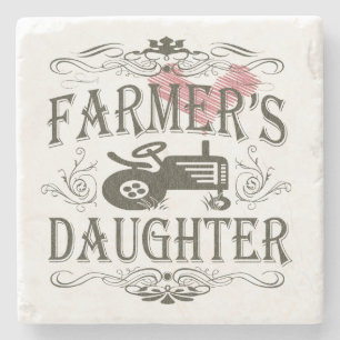 Farmer's Daughter Stone Coaster
