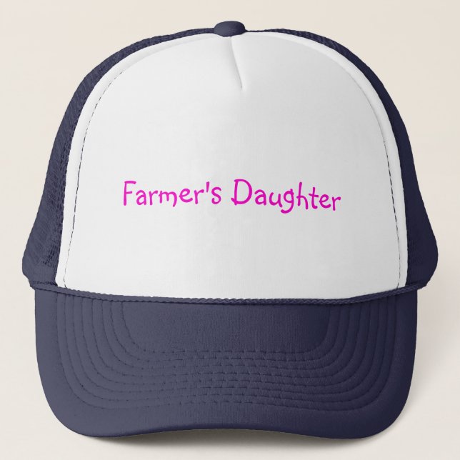 Farmer's Daughter Trucker Hat (Front)