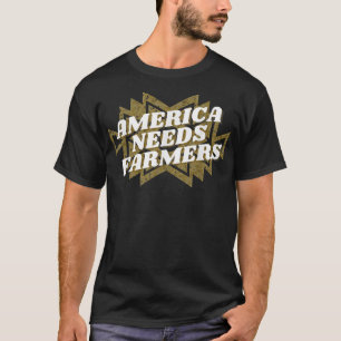 Farmers, Farming, Farm, Crops, Cows, Pigs, Chicken T-Shirt