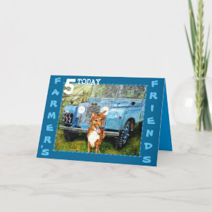 Farmer's Friends Birthday Card