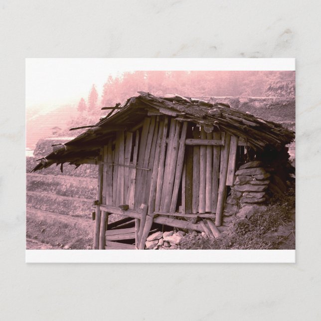 Farmers hut postcard (Front)