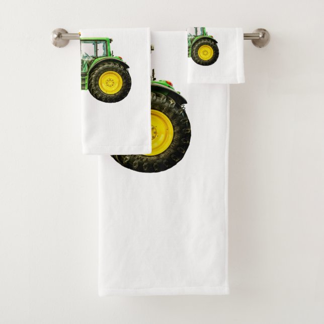 Farmers John Deere Tractor Bath Towel Set (Insitu)
