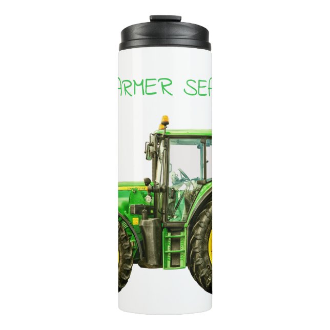 Farmers John Deere Tractor Thermal Tumbler (Front)