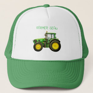 Farmers John Deere Tractor Trucker Hat